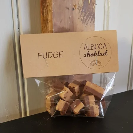 Citron & Lakrits - Dubbelfudge med vit och mörk choklad